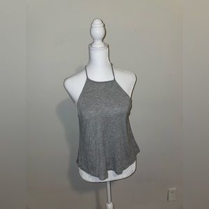 Grey halter top